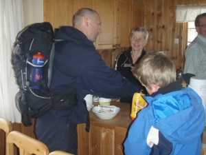 Salg av mat og drikke på Trotto.