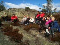 En fornøyd gjeng på Ørnehei 13.okt 2013. Foto: Anita Breivold