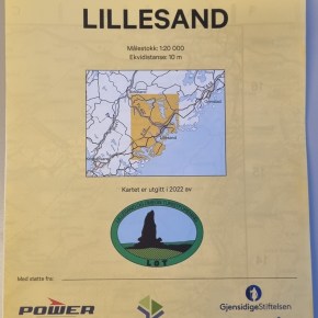 Turkart over Lillesand